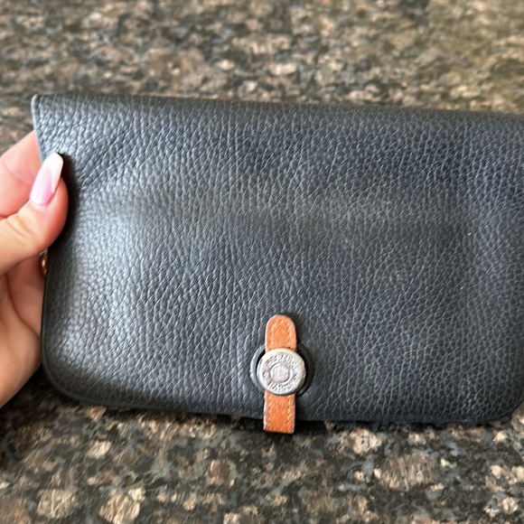 Hermes Dogon Gm bifold long black wallet - Picture 3 of 7